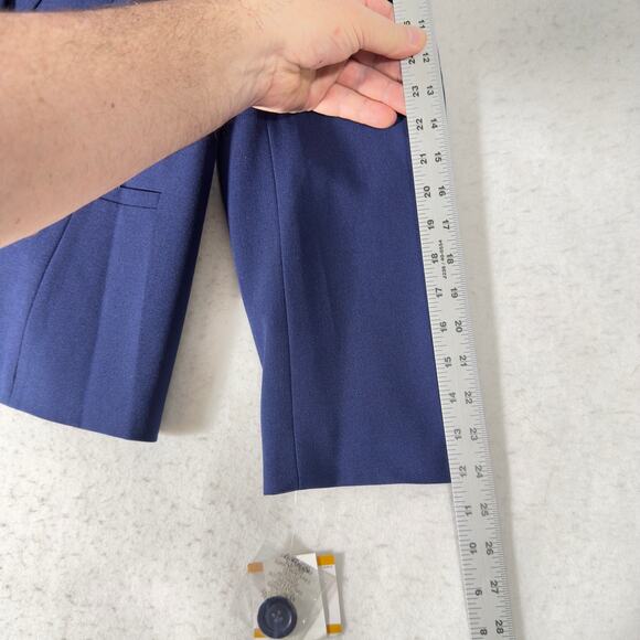 Kasper Woman Blazer Sz 16W Single Button Fully Lined Blue New w Tags Career Pro - Picture 8 of 16